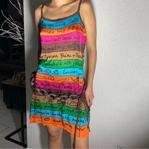 Rare Jean Charles De Castelbajac mini dress